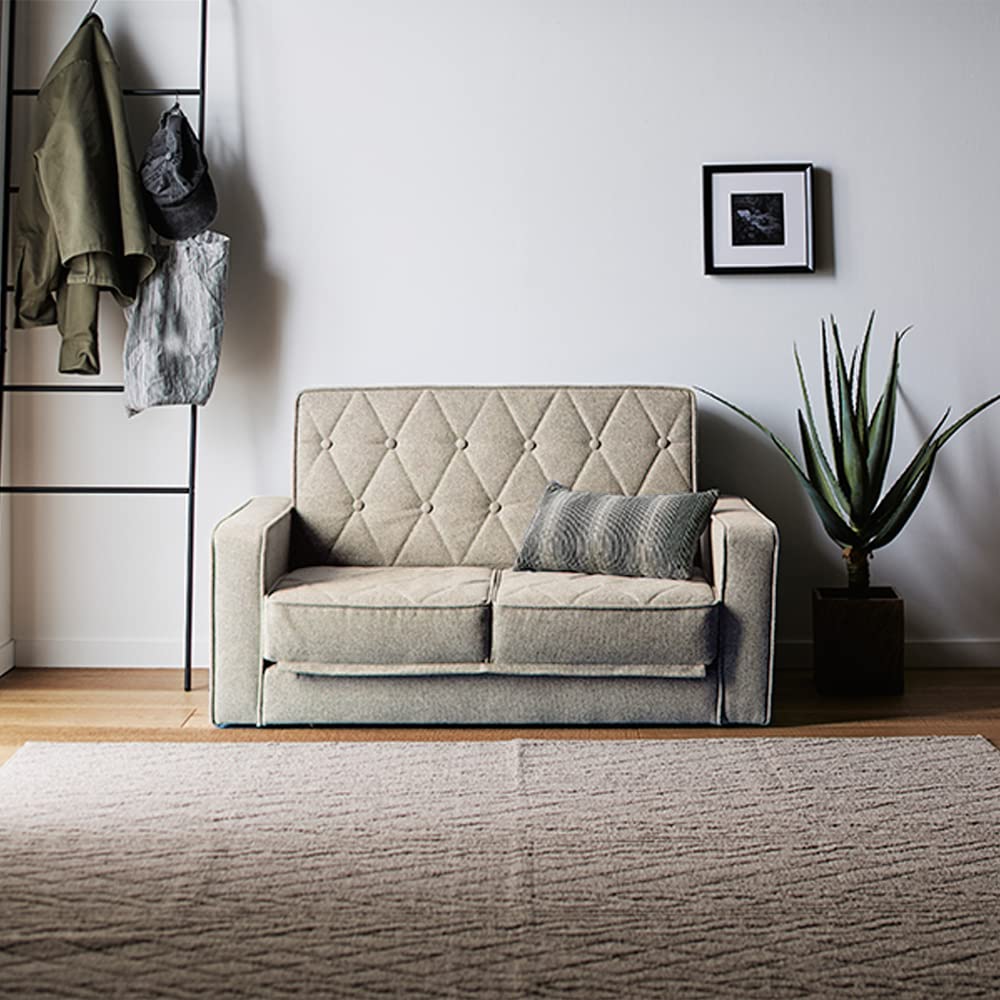 ベージュ キルティングソファ 長方形 ベージュ キルティングソファ 長方形 ベージュ キルティング